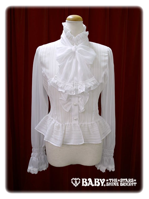 Stripe Chiffon Blouse with Tie (2017) by Baby, the Stars Shine Bright
