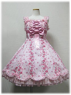 Lady Rose Back Frill JSK by Angelic Pretty