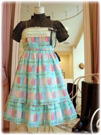 Macaron Print Sleeveless OP by Emily Temple Cute