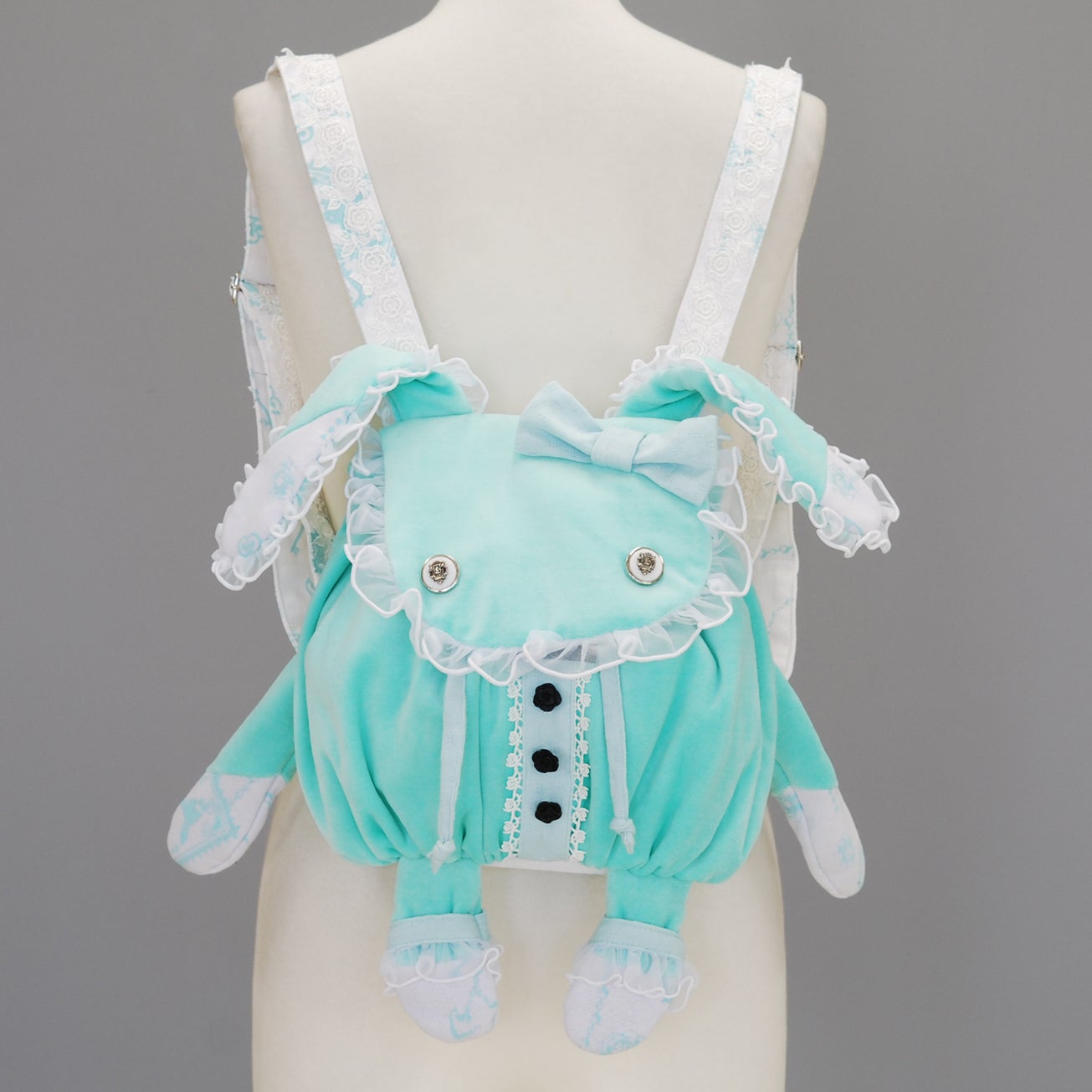 FRILL Stuffed Rabbit Rucksack by h.NAOTO