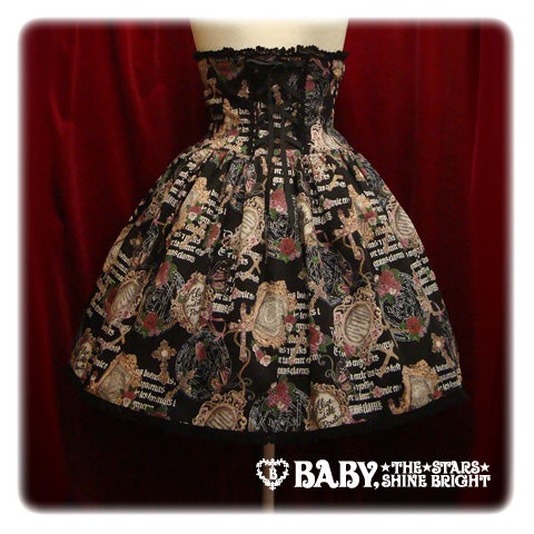 Grimoir of the Moonlight Forest Corset Skirt by Alice and the Pirates