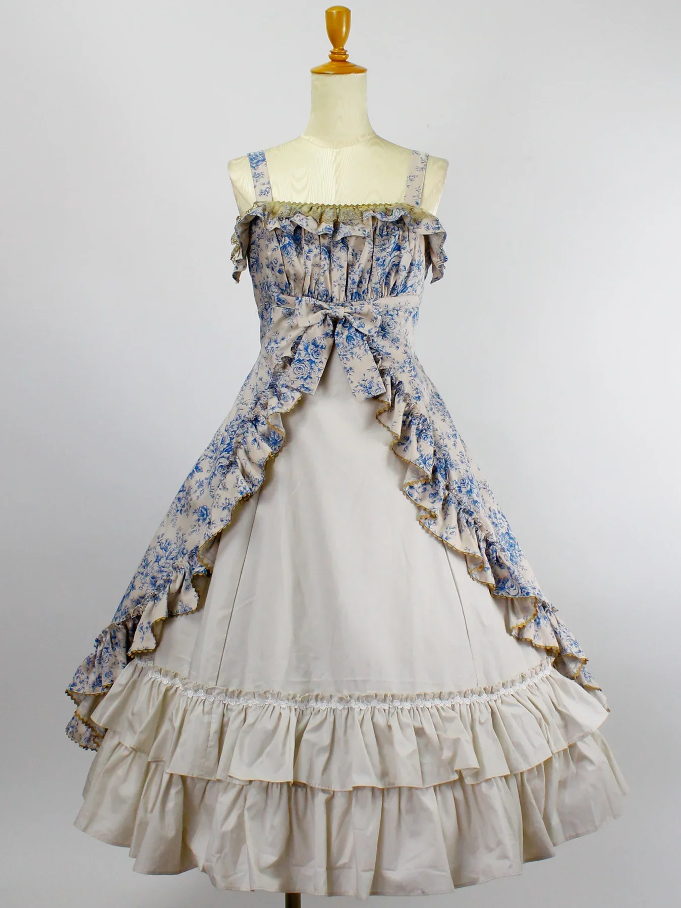 Toile de Rococo Bouquet Frill Ribon JSK by Victorian Maiden