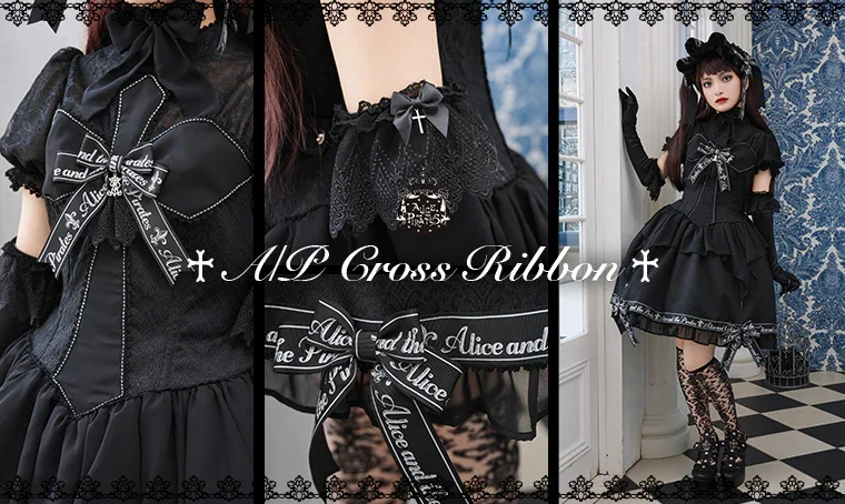 A/P Cross Ribbon Dress by Alice and the Pirates