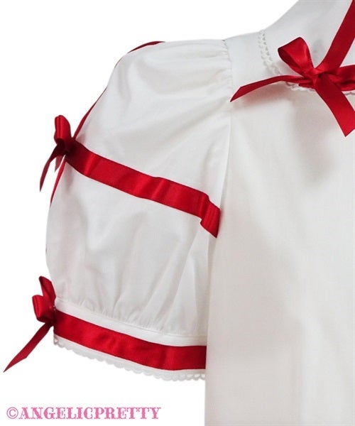 Charming Cross Ribbon Blouse by Angelic Pretty