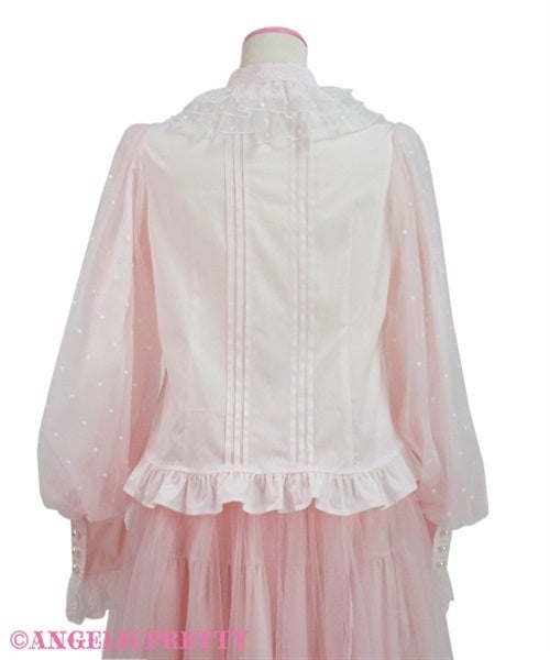 Dot Tulle Doll Blouse by Angelic Pretty
