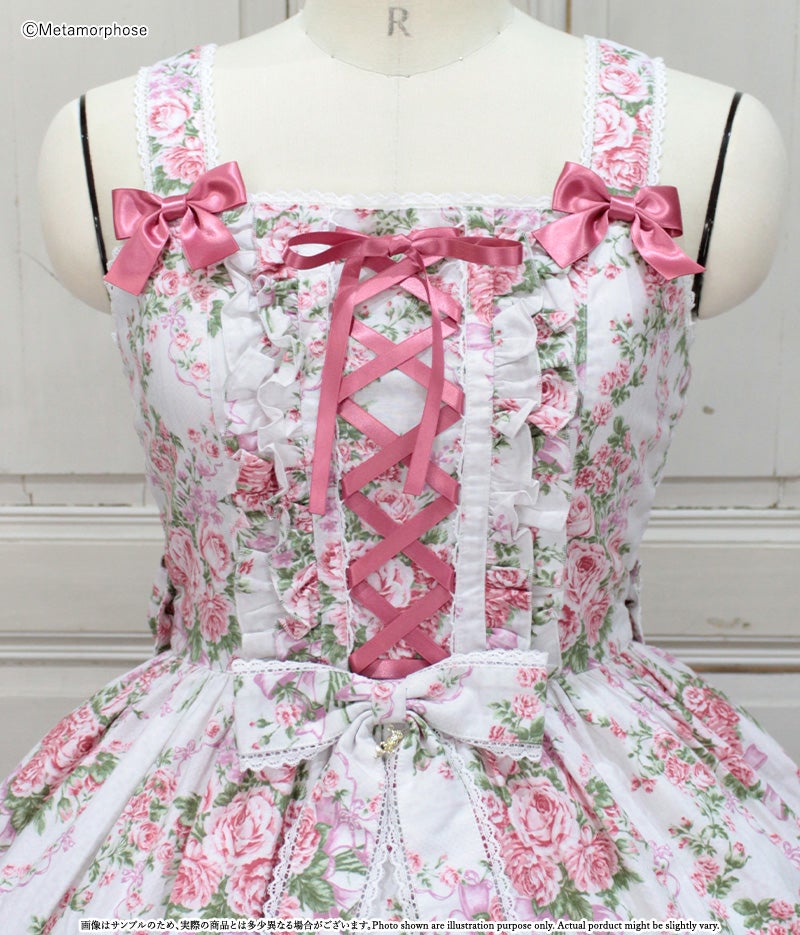morphose temps de fille JSK ピンク Charlotte Tiered JSK by Metamorphose Temps de Fille