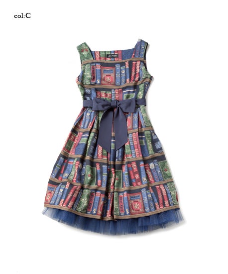 ジェーンマープル　ストロベリーボーダー　JSK Jane's Bookcase Square JSK by Jane Marple