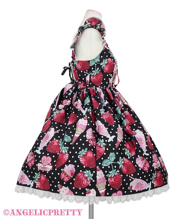 ワンピース Angelic pretty strawberry diner JSK Fresh Strawberry Diner JSK by Angelic Pretty