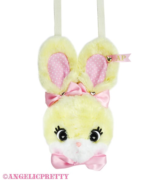 Lyrical Bunny Face Pouch (2021 2nd Release) by Angelic Pretty