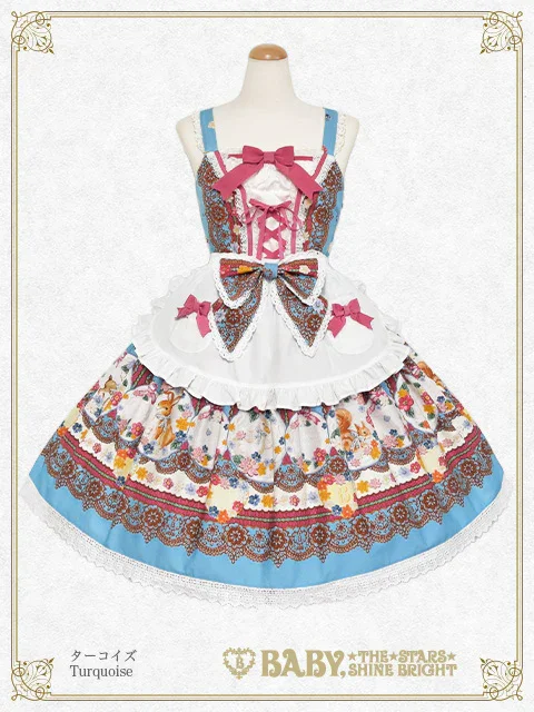 Pastoral Decoration Palette Apron JSK by Baby, the Stars Shine Bright