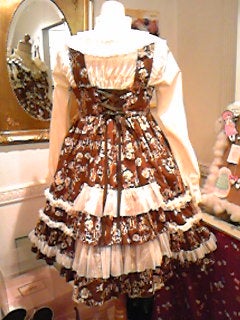 コスプレ衣装 Monochrome Rose Print JSK Rose Print JSK by Metamorphose Temps de Fille