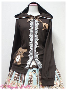 Sweet Cream Ginger Bear Parka (2013) by Angelic Pretty