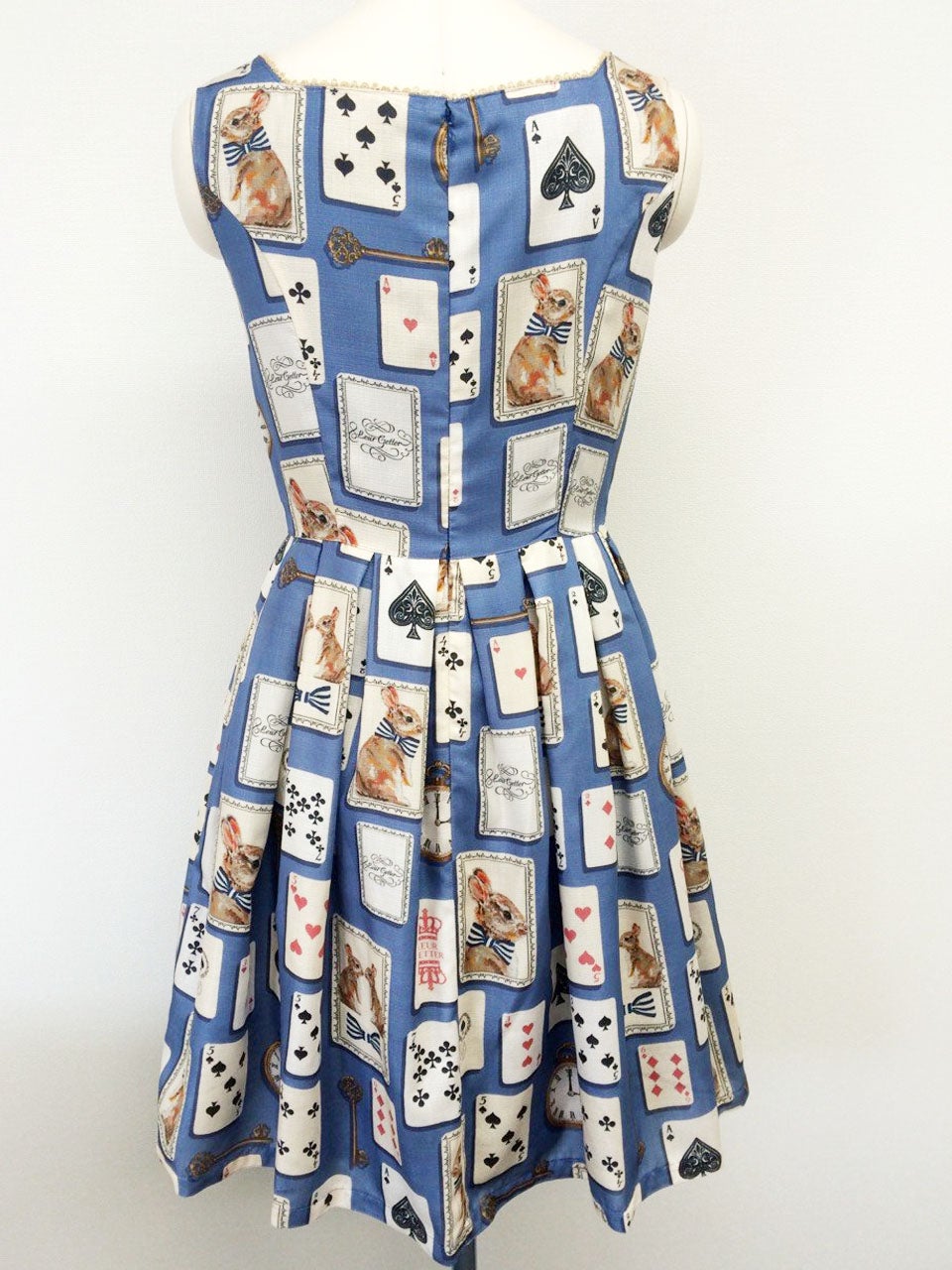 Rabbit Trump Print Sleeveless JSK by Leur Getter