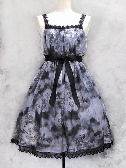 コスプレ衣装 Monochrome Rose Print JSK Monochrome Rose Print JSK by Moi-même-Moitié