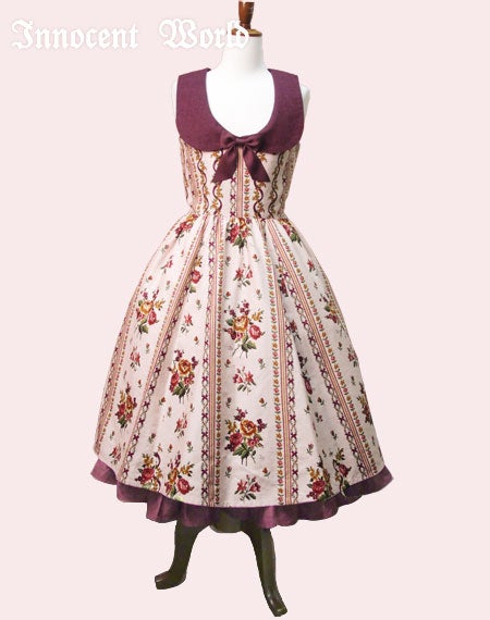 Antique Bouquet Collar JSK by Innocent World