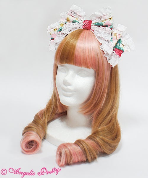 Strawberry Whip Head Bow (2016 2nd Release) by Angelic Pretty