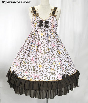 Jewel Leopard Babydoll JSK by Metamorphose Temps de Fille