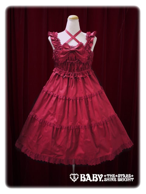 BABY ベビド JSK エンジ ロリィタ Shirring Babydoll JSK (2015) by Baby, the Stars Shine Bright