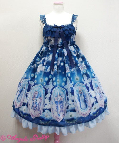 Cecilia Cross High Waist JSK by Angelic Pretty