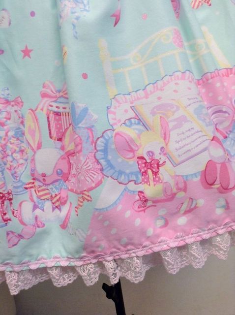 Dreamy Dollhouse Skirt by Angelic Pretty