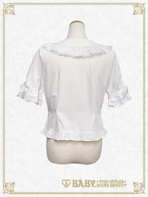 Cherry Lace Short Sleeve Blouse by Baby, the Stars Shine Bright