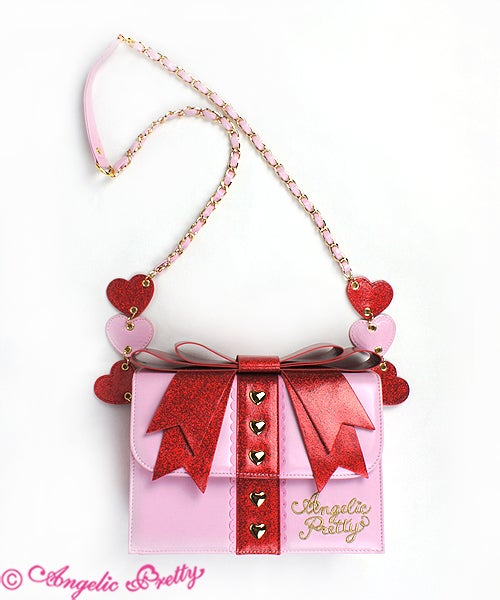 Present Ribbon Pochette by Angelic Pretty