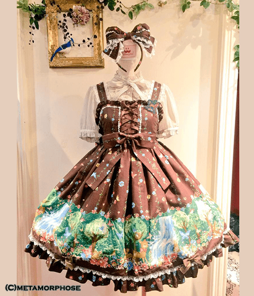 Lovely Forest High Waist JSK by Metamorphose Temps de Fille