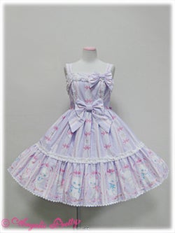 AngelicPretty【きまぐれバニラちゃん】ティアードjsk他3点セット Whimsical Vanilla-chan Tiered JSK by Angelic Pretty