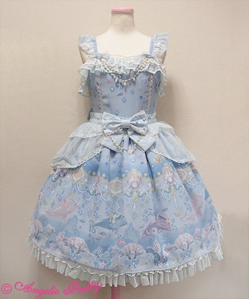 アンジェリックプリティ　Aquarium Carnival　JSK　美品 Aquarium Carnival Peplum JSK by Angelic Pretty