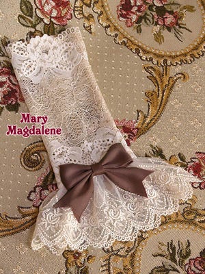 Mary Magdalene リボン付きレースカフス・ロング アイボリー 0f2fd15b-6b7b-5270-9547-