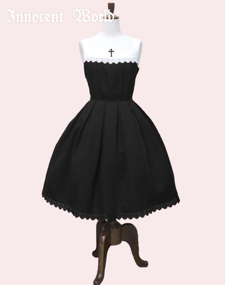 Cross Embroidery Tuck JSK by Innocent World