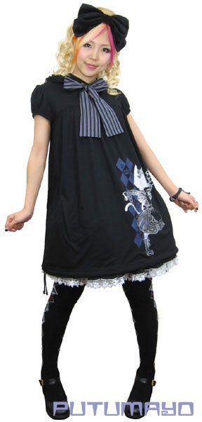 00s PUTUMAYO ガールプリント スクエアネック ロンT プトマヨ 希少 Trump Cat Pullover OP by Putumayo