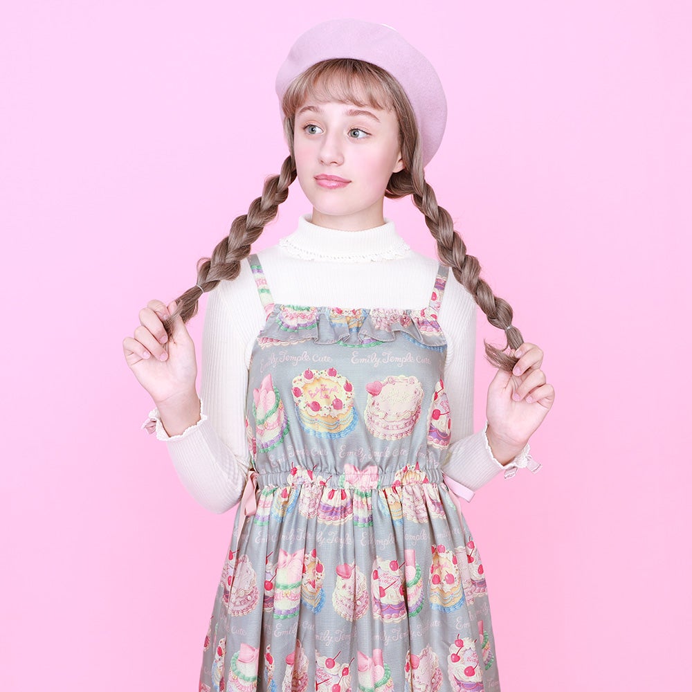 d*7様 エミリーテンプルキュート Decoration Cake ジャンパース Decoration CAKE Camisole JSK by Emily Temple Cute