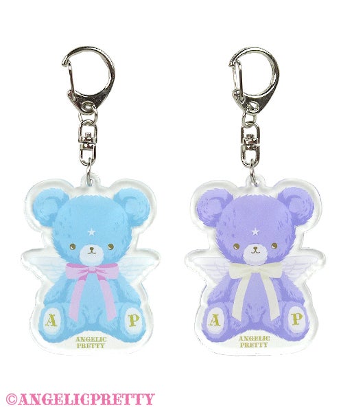 Milky Bear Acrylic Key Chain by Angelic Pretty