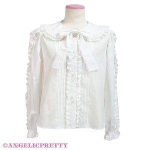 Picot Frill Blouse by Angelic Pretty