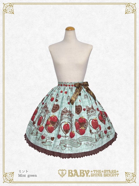 Strawberry Loves Chocolate Skirt by Baby, the Stars Shine Bright