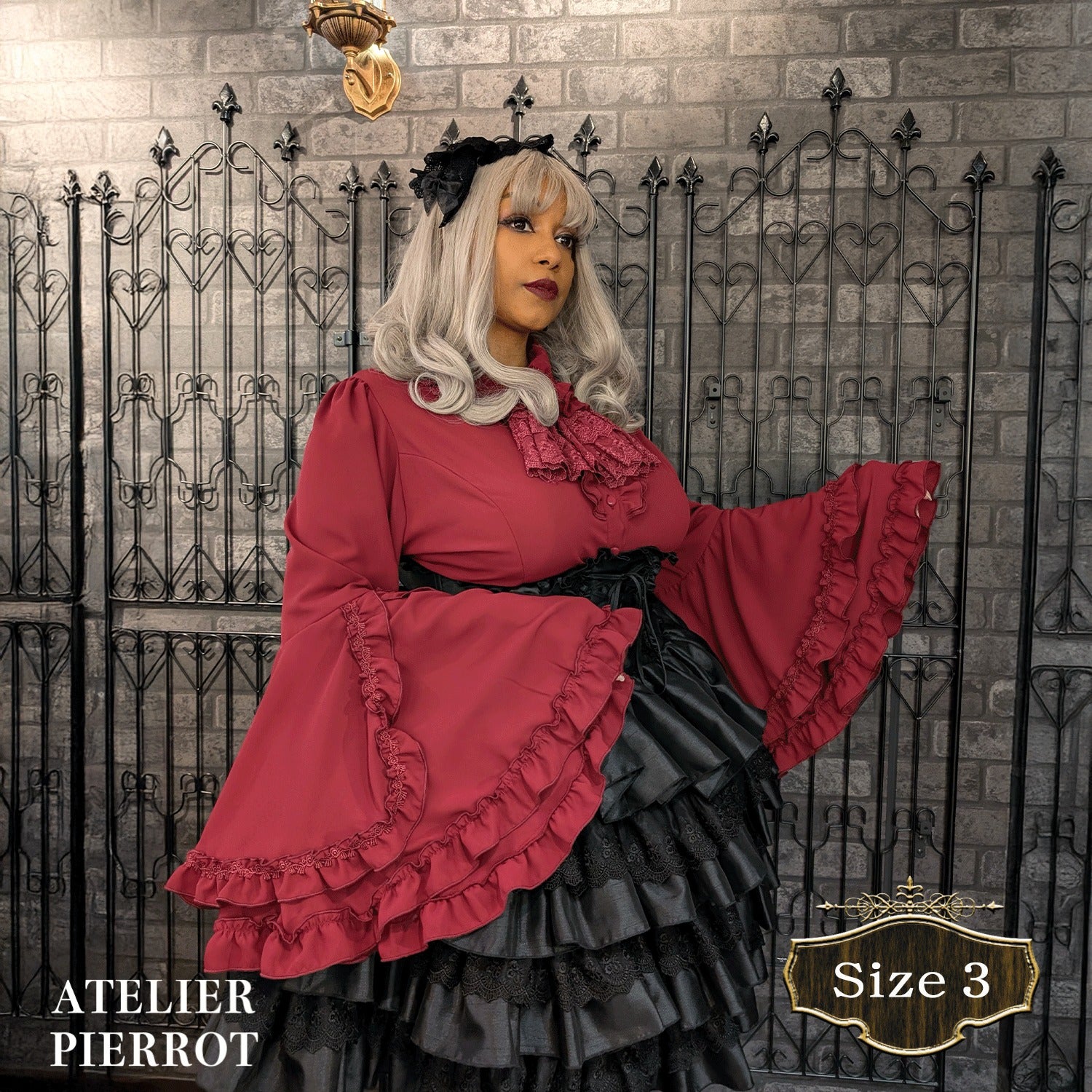 Louise Jabot Blouse (Plus Size) by Atelier Pierrot