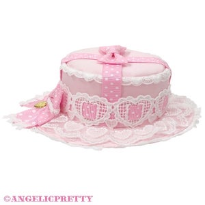Airy Heart Gift Ribbon Mini Hat by Angelic Pretty
