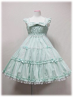 Precocious Tiered JSK (Solid) by Angelic Pretty