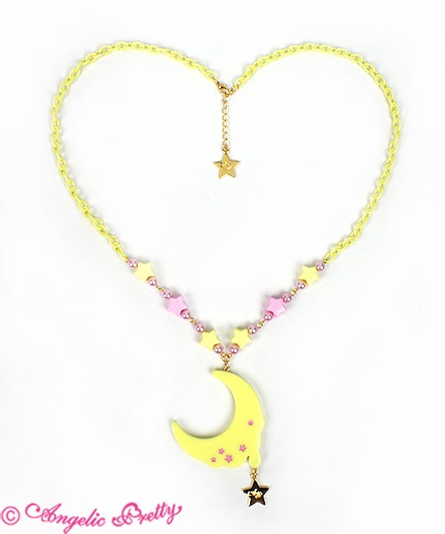 Milky Melty Moon Necklace by Angelic Pretty