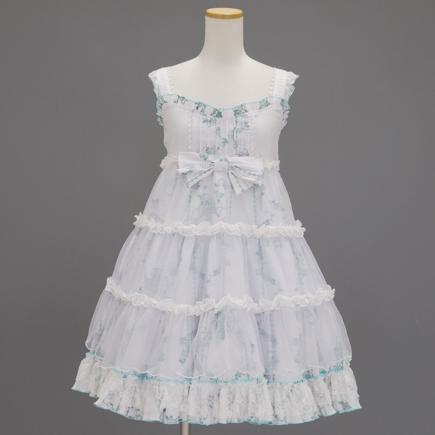 FRILL Rose Crown Ribbon OP by h.NAOTO