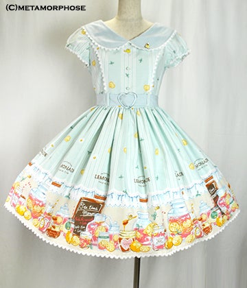 Pink Lemonade Puff Sleeve OP by Metamorphose Temps de Fille