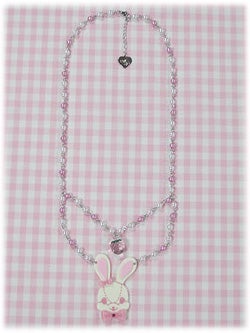 Berry Lyrical Bunny Necklace by Angelic Pretty