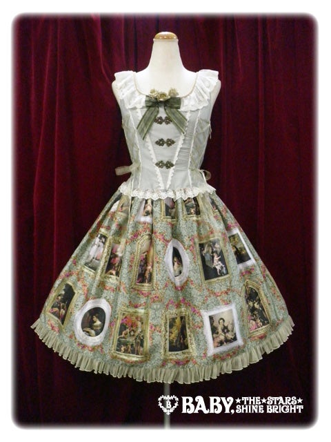 BABY バロック柄 JSk Searching for Baroque Corset JSK by Baby, the Stars Shine Bright