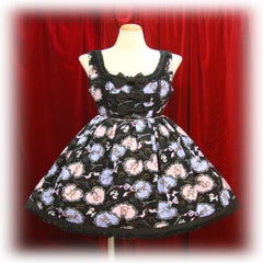 【美品】ベイビーザスターズシャインブライト パリのプリンセスドロップJSK 黒 Paris Princess Drop Print JSK II by Baby, the Stars Shine Bright