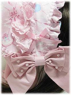 Memorial Cake Half Bonnet by Angelic Pretty