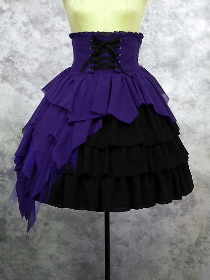 Asymmetry Corset Skirt by Moi-même-Moitié