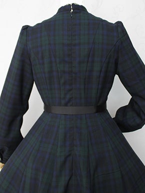 British Check Jasmine OP by Victorian Maiden