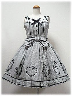 Glitter Playing Cards JSK by Angelic Pretty