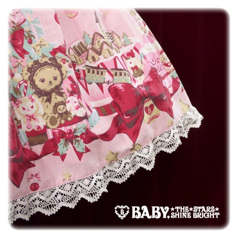 Kumya chan's Christmas Holly Night Skirt by Baby, the Stars Shine